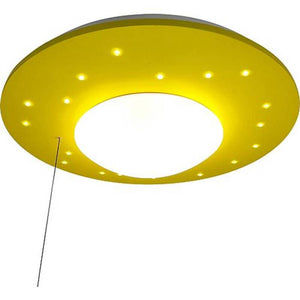 B-Ware Niermann Deckenleuchte Starlight Deckenlampe mit Sternenhimmel Beleuchtung gelb