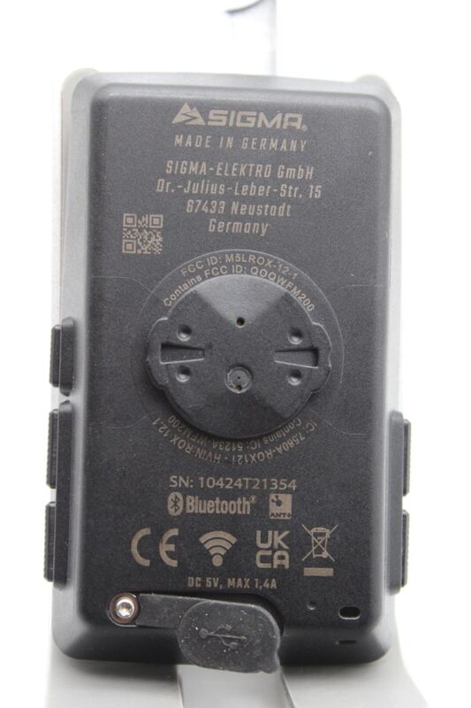 Sigma Fahrrad-Navi ROX 12.1 EVO Bluetooth GPS GLONASS Europa 14h Akku weiß - 4016224010417