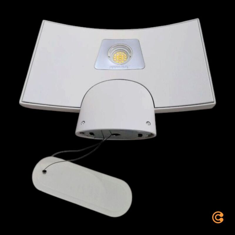 Designer Wandleuchte Microsurf LED Lampe Neil Poulton Aluminium weiß 20W 3000K - 8052993011732