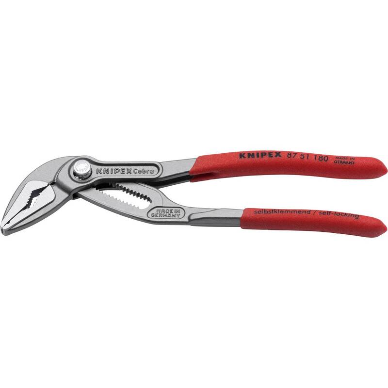 Knipex Wasserpumpenzange Zange 87 51 180 Werkzeugstahl 32 mm Schlüsselweite - 4003773088981