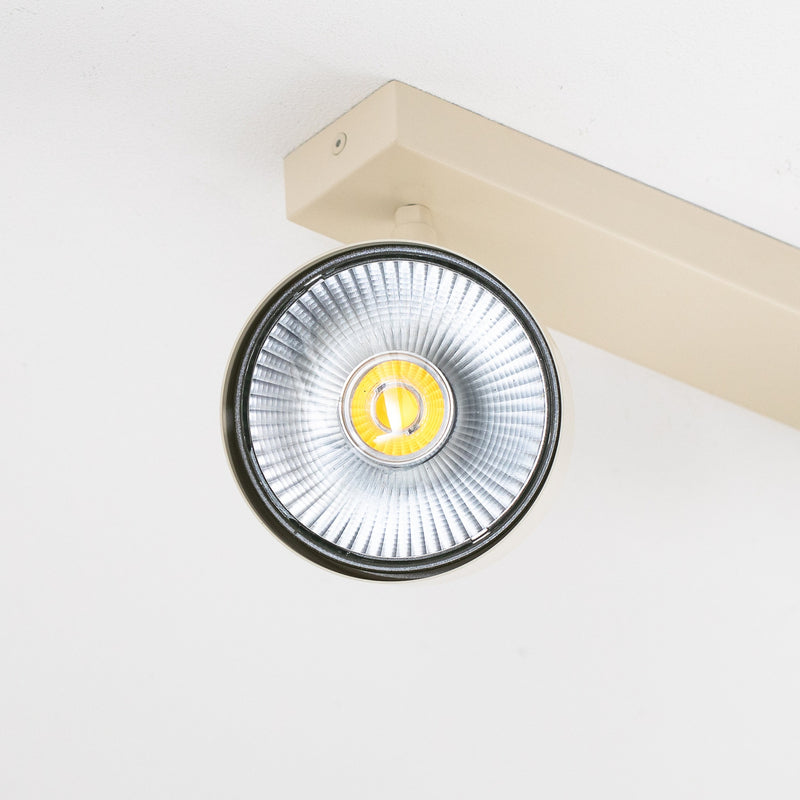 Deckenspot Chloe verstellbar 2-flammig beige Stahl dimmbar GU10 15W LED - 5902553234985