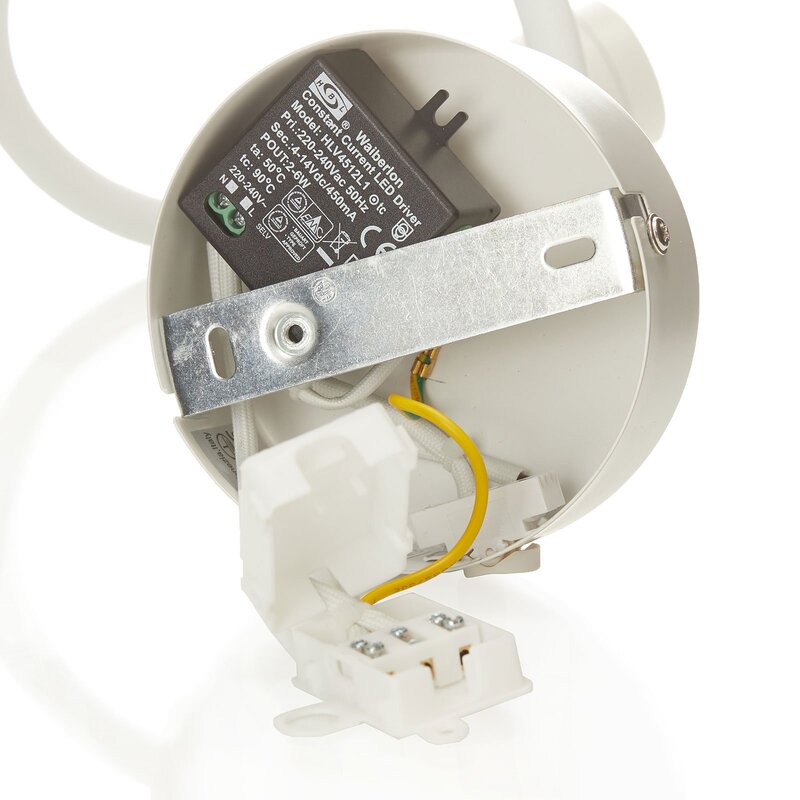 Ideallux Wandleuchte Wandlampe LED Focus weiß höhenverstellbar Schalter15 - 8021696097183