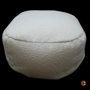B-Ware Sitzfeldt Pouf Sitzhocker Jolly Pouf S weiß Hocker Sitzkissen Fußhocker Ablage