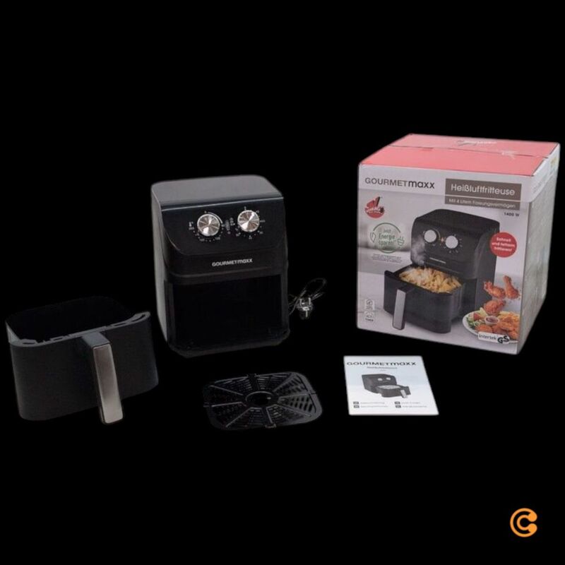 GourmetMaxx 14578 Heißluft-Fritteuse Heißluftofen Grill Airfryer Küchengerät - 4067522065920