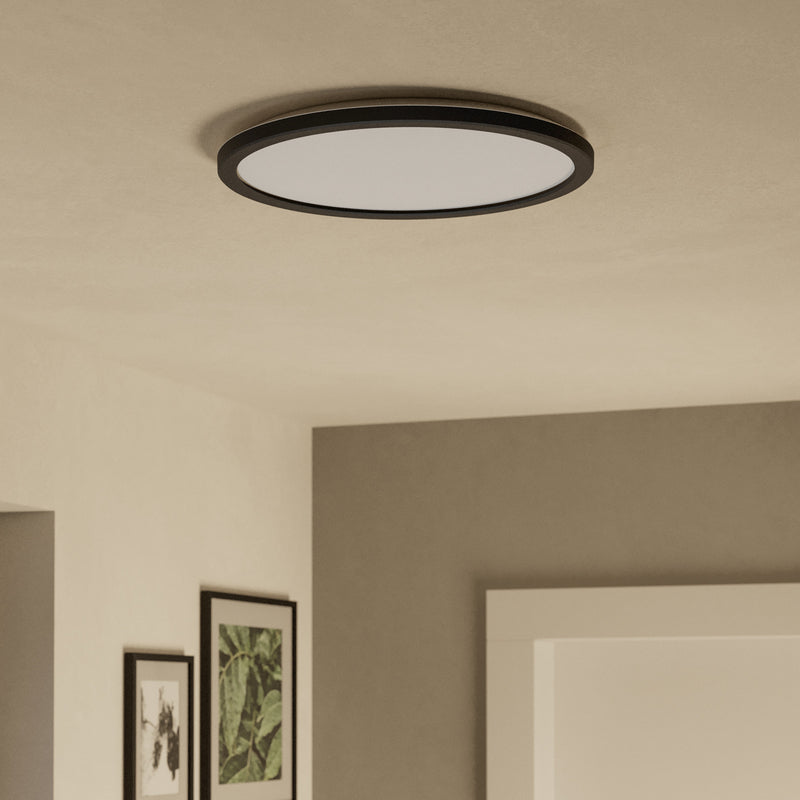 EGLO connect Deckenlampe Rovito-Z LED dimmbar schwarz RGB Farbwechsel Ø39cm - 9008606329717