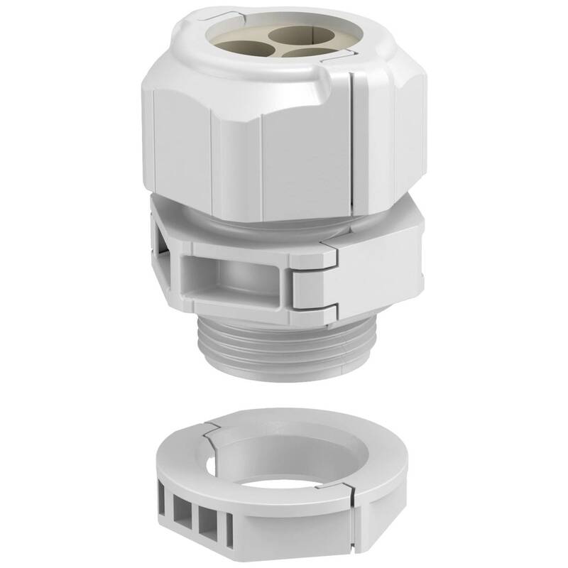 OBO Bettermann 2024956 Kabelverschraubung 1.5 mm Kunststoff Lichtgrau Schraube - 4012196536825