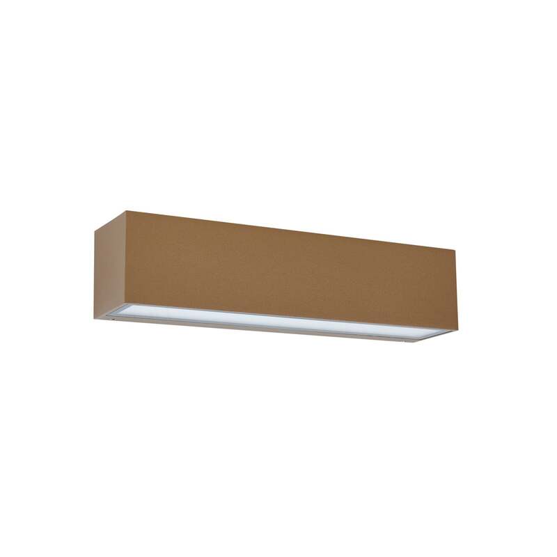 Lucande Außenwandleuchte Lengo LED Gartenlampe Wandleuchte braun IP65 3000K - 4251911798401