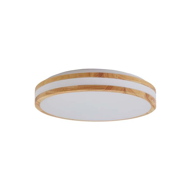 Lindby Deckenlampe Leuchte Emiva LED Lampe dimmbar Holz hell Ø40cm CCT - 4251911794601