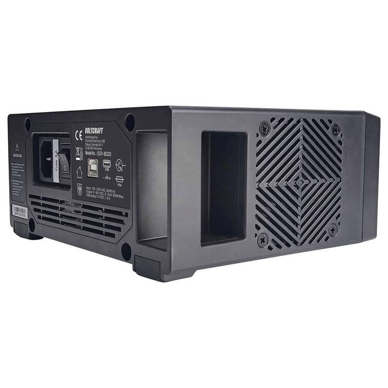 Voltcraft Labornetzgerät DSP-8020 500W 80V 20A USB Heizgerät Elektronik - 4064161408507