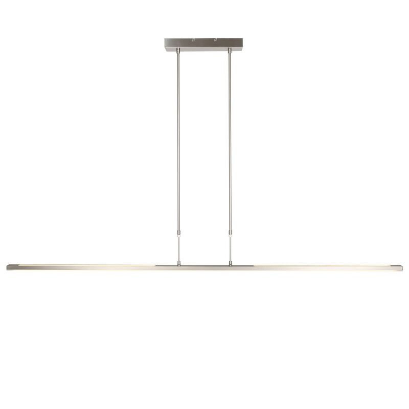 Steinhauer Pendelleuchte Hängelampe Zelena LED Stahl Kunststoff Weiß dimmbar - 8712746122787
