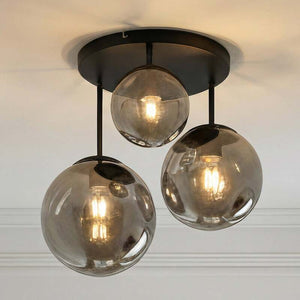 B-Ware Lindby Teeja Deckenlampe Deckenleuchte Deckenlicht Lampe Glas SIEHE TEXT/FOTO