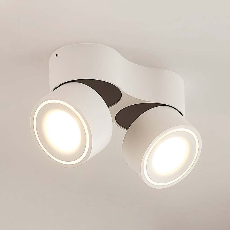 Arcchio Deckenstrahler Spot LED weiß Rotari Aluminium Lampe warmweiß dimmbar - 4251096579369