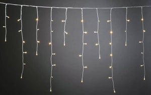 B-Ware Konstsmide Lichtervorhang Außen 80 LED Warmweiß 300 cm x 87.5 cm 3 STÜCK