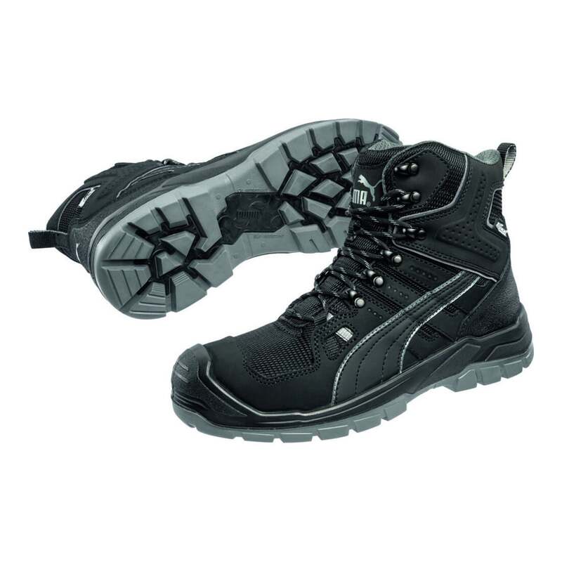 Puma Berufsstiefel Herren YOSEMITE BLK ST CTX O2 Nubukleder schwarz 48 HRO SRC - 4051428108409