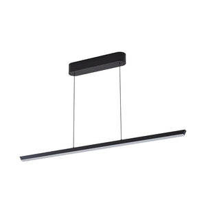 B-Ware Lucande Pendelleuchte Hängelampe LED Solvar schwarz dimmbar CCT Esszimmer 117 cm