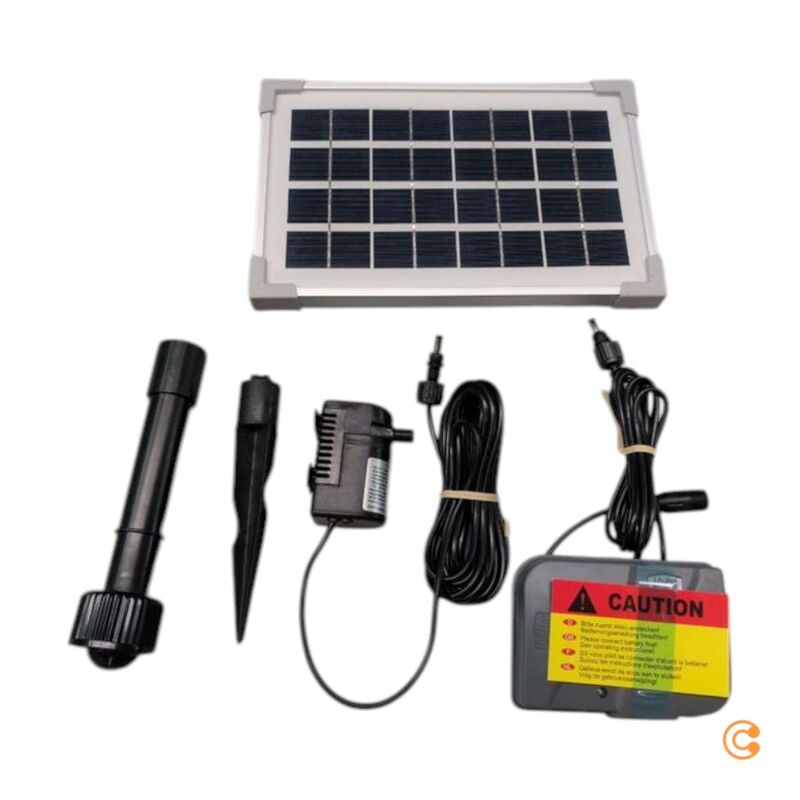 Esotec Solar-Pumpenset Rimini Plus mit Akkuspeicher 175l/h für Gartenteich 0,60m - 4260057862990