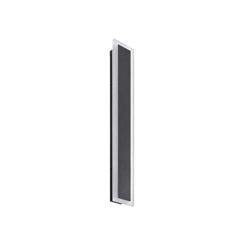 Lucande Außenwandleuchte Ilora LED Gartenlampe schwarz CCT IP65 60cm 380Lumen - 4255830910494