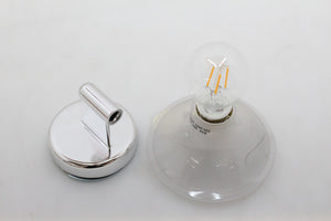 B-Ware Teti Wandleuchte Deckenlampe Wandlicht Deckenlicht E27 transparent Leuchte 28W