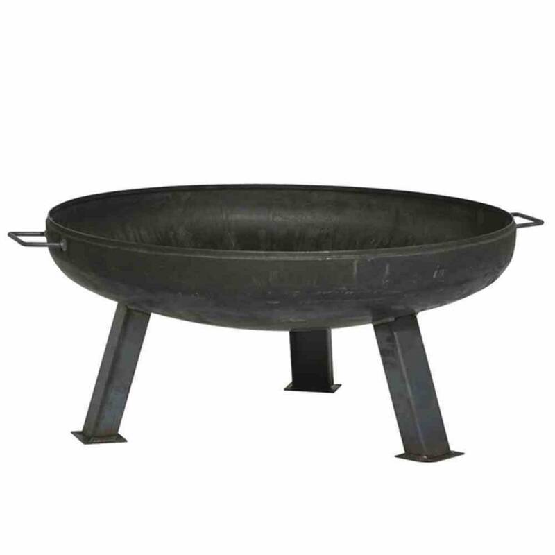 Siena Garden Feuerschale Feuerstelle Stahl Anthrazit Tragegriff 55 cm - 4019111413513