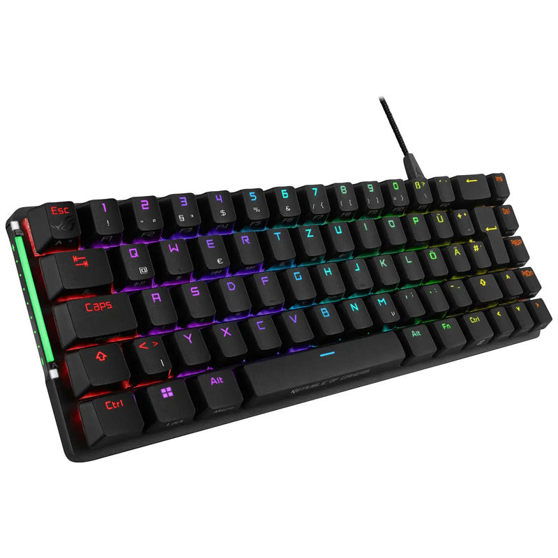ASUS ROG Falchion Ace Gaming-Tastatur 65% Schwarz USB-C Beleuchtet PBT-Tasten - 4711081849452