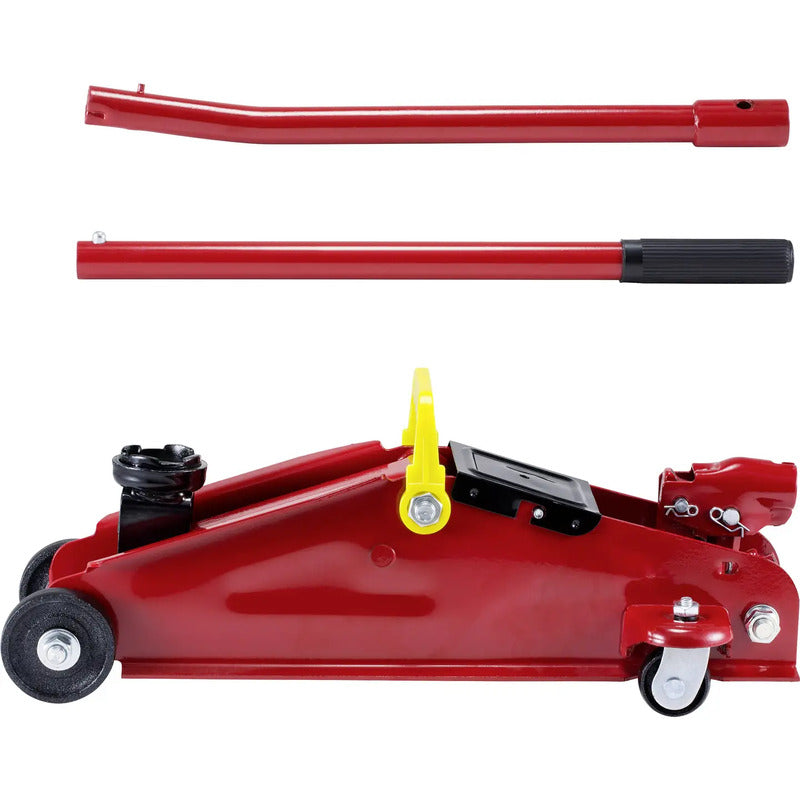TOOLCRAFT Rangierwagenheber 2t schwarz rot 440x200x135mm max 335mm Höhe - 4064161255415