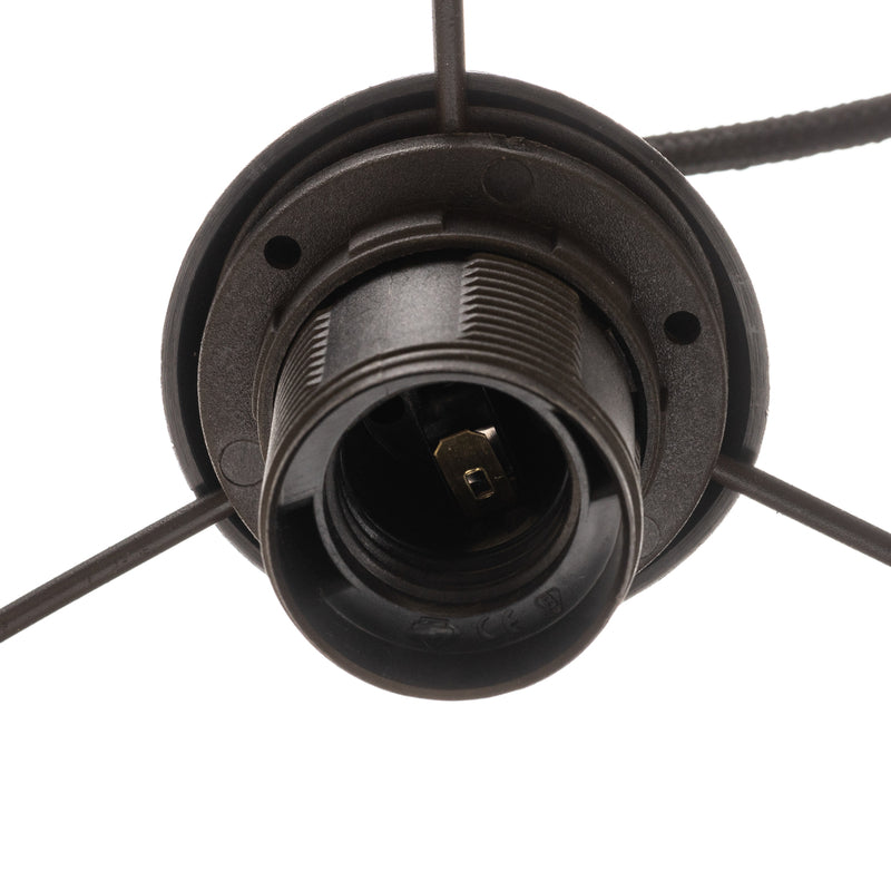 Hängelampe Dorina schwarz/gold LED Pendelleuchte dimmbar handgefertigt Ø50cm - 5902751349122
