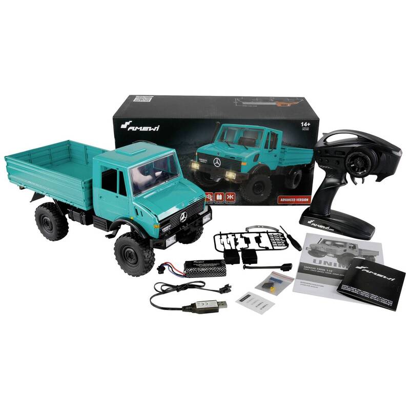 Mercedes-Benz Unimog 1:12 RC Modell-LKW 4WD RTR Elektro Allradantrieb - 4262408973720
