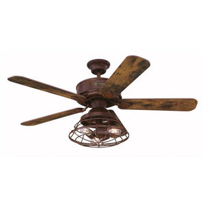 B-Ware Westinghouse Deckenventilator Barnett Holz Ventilator mit Fernbedienung 122 cm