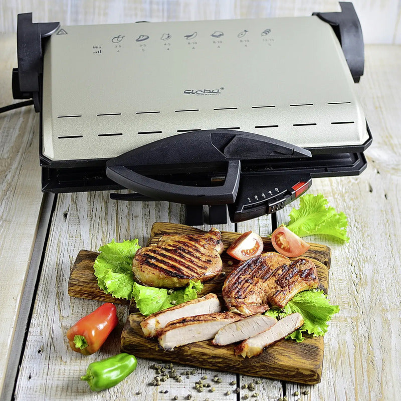 Steba Kontaktgrill Elektrogrill PG 4.4 2000W Grillplatte manuelle Platte - 4011833100238