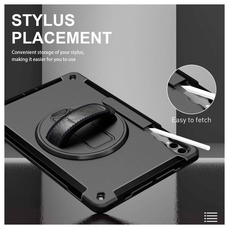 JT Berlin Tablet-Cover für Samsung Galaxy Tab S11 Ultra Schwarz Kickstand - 4260744253933