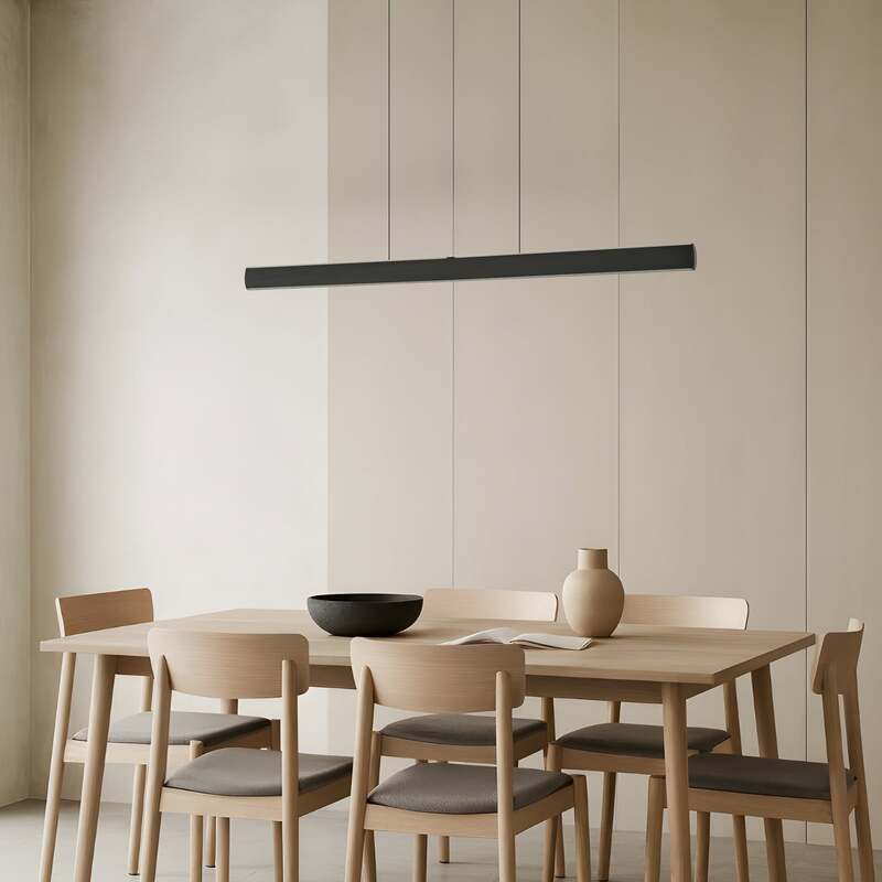 Lucande LED Hängeleuchte Pendelleuchte Arvon Lampe schwarz dimmbar CCT Metall - 4255830903595