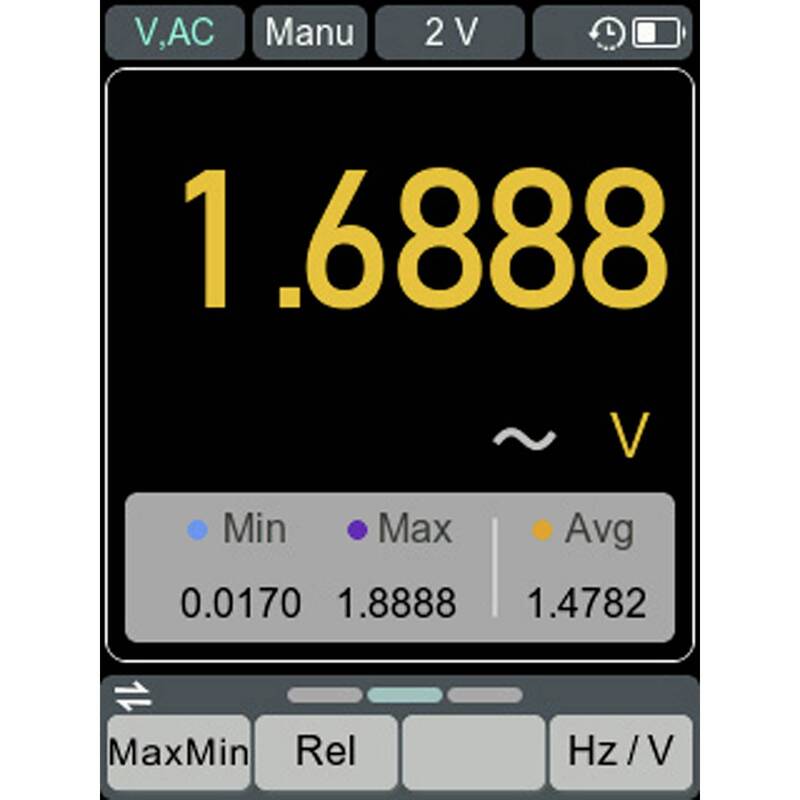 Voltcraft Strommesszange Zangenamperemeter Oszilloskop VC-1120 True RMS Digital - 4064161482408