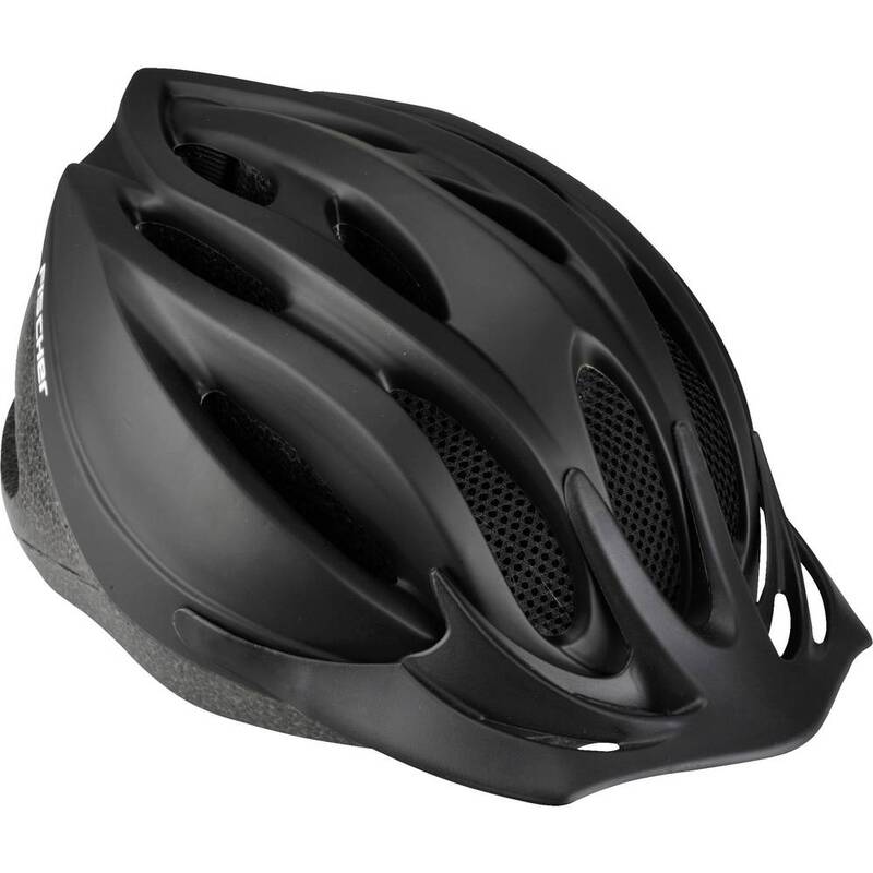 FISCHER FAHRRAD Shadow L/XL City-Helm Schwarz Konfektionsgröße Fahrradhelm Helm - 4008153861635