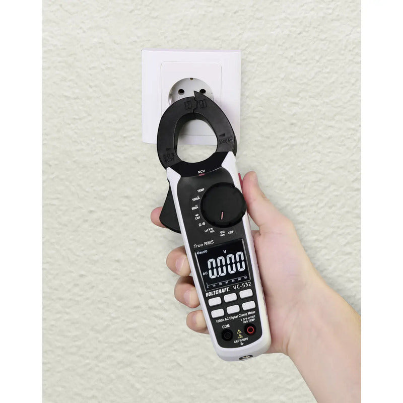 VOLTCRAFT VC-532 Stromzange digital  CAT III 600V Strommessgerät Spannungsprüfer - 4053199547470