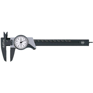 D-Ware Wiha Uhrenmessschieber 150mm Präzisionsmessgerät Kunststoff 0,1mm Ablesung