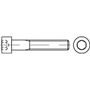 B-Ware Toolcraft Zylinderkopfschraube M5 8mm Innensechskant DIN 912 Stahl 500 St.