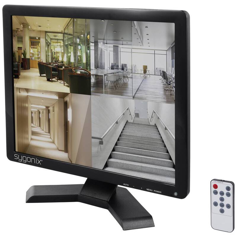 Sygonix LCD-Überwachungsmonitor 17 Zoll 1280x1024 Pixel schwarz HDMI BNC - 4064161321240