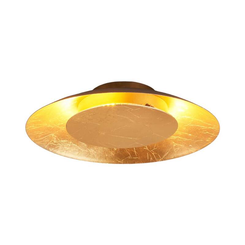 Lindby Deckenleuchte Keti LED Lampe gold rund Metall Ø35cm warmweiß 3000K - 4251096511864