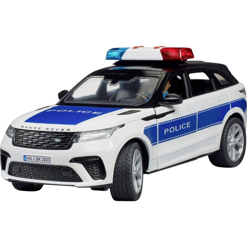 Bruder PKW Modell Einsatzfahrzeug Modell Velar Polizei Fertigmodell Rover - 4001702028909
