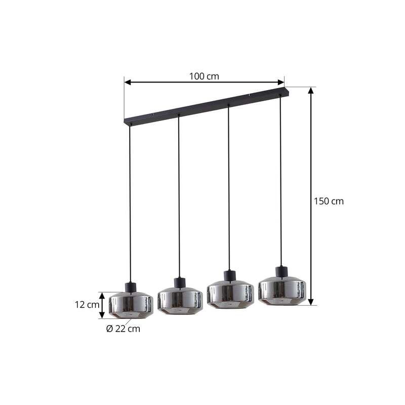 Lindby Hildur Hängeleuchte Hängelampe Leuchte Lampe Pendelleuchte Licht - 4251911793505