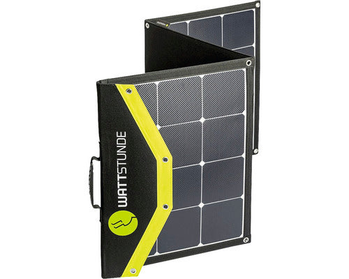 WATTSTUNDE Solartasche WS140SF+ 140Wp Solarmodul Camping Outdoor schwarz - 4251190110444