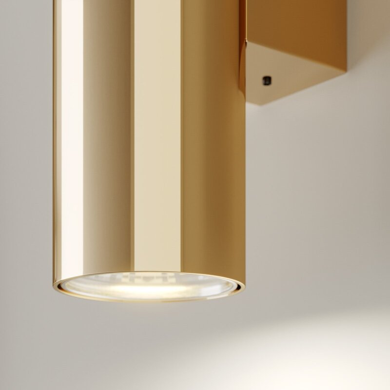 Euluna Wandlampe Marion messing LED Wandleuchte Leuchte Lampe Spot Licht 2-flg - 4251911797466