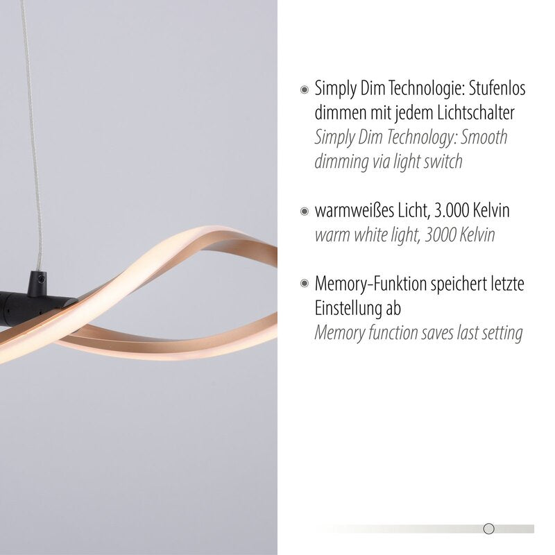 LED Pendelleuchte Pendellampe Leuchte Lampe Deckenleuchte Deckenlampe Hängelampe - 4012248371718
