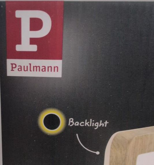 Paulmann LED Panel Atria Shine 58cm Wandleuchte Lampe Holz IP44 warmweiß 3000K - 4000870710319