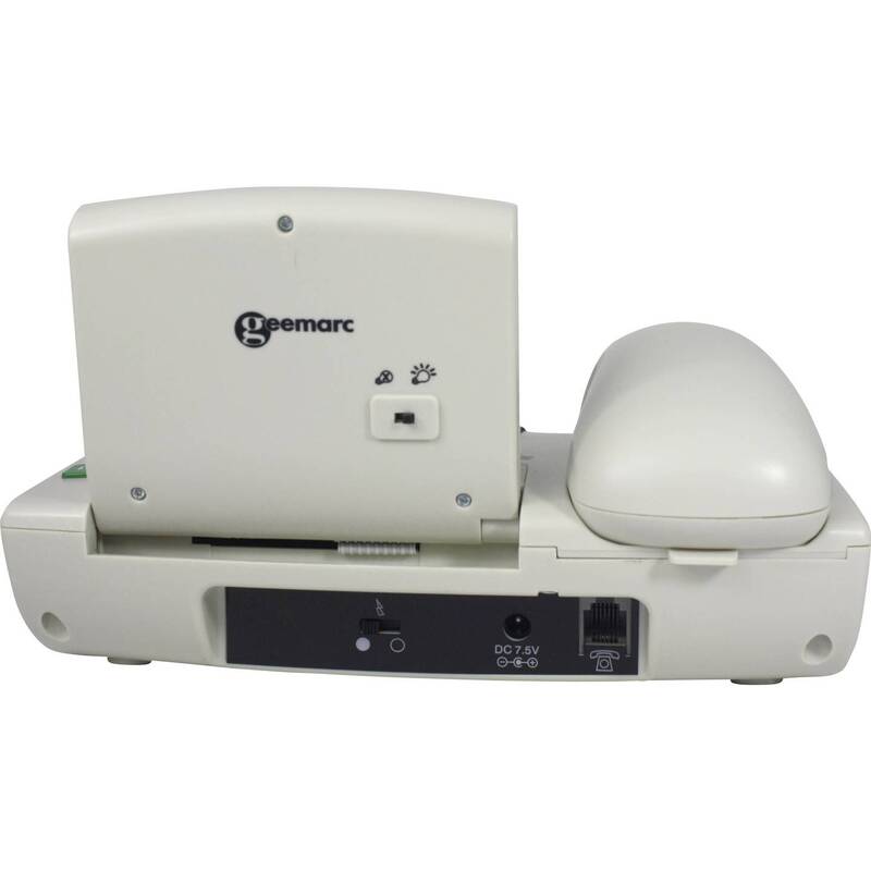 Geemarc Seniorentelefon Schnurgebunden inkl. Notrufsender Beleuchtetes Display - 3521350007947