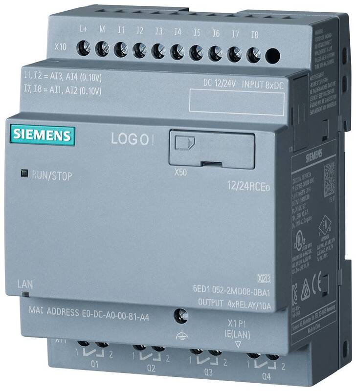 Siemens 6ED1052-2MD08-0BA2 SPS-Steuerungsmodul 12 V/DC 24 V/DC Logikmodule Modul - 4034106034481