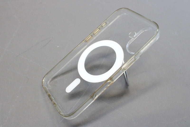 Hülle Case Schutzhülle Transparent Kickstand MagSafe iPhone 16 SIEHE TEXT/FOTO - 5715685003875