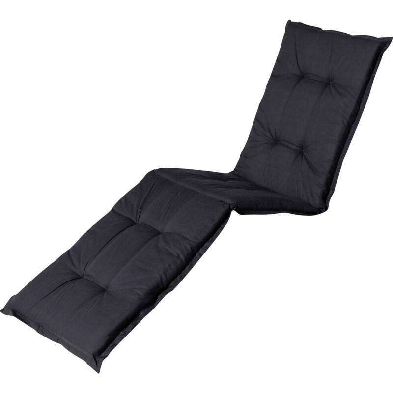 Madison Liegenauflage Relaxliege LIGSA052 Auflage Schwarz 200x60cm 2kg 7cm dick - 8713229115166