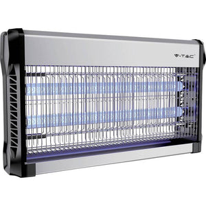 B-Ware V-TAC VT-3230 UV-Licht Insektenfänger 30W Aluminium Schwarz 100m² 280x502mm