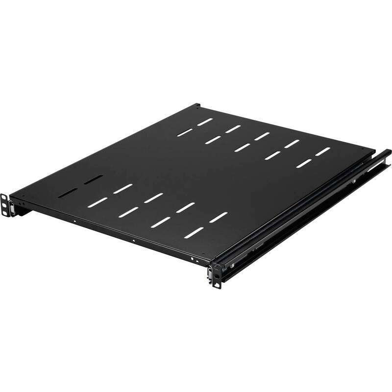 Renkforce Netzwerkschrank-Geräteboden 19 Zoll Ausziehbar 1 HE Schwarz RF-7112942 - 4064161501307